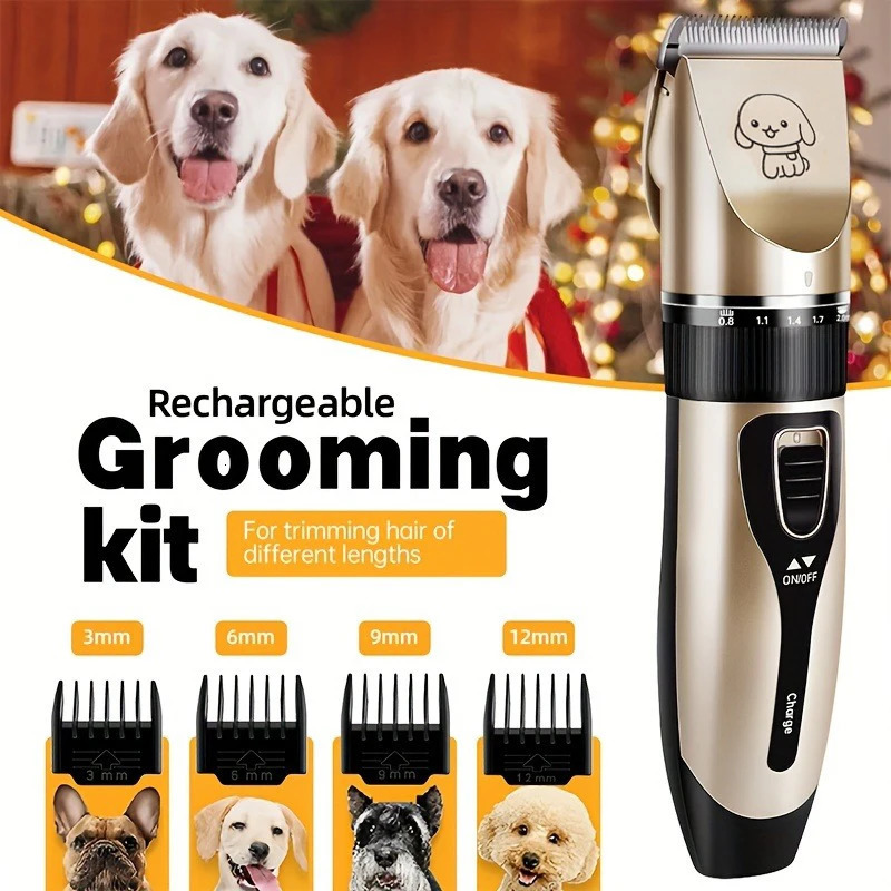 Pet Hair Trimmer Kit Electric Precision Clippers Perfect for Professional Grooming at Home Ideal for Dogs and Cats 250614