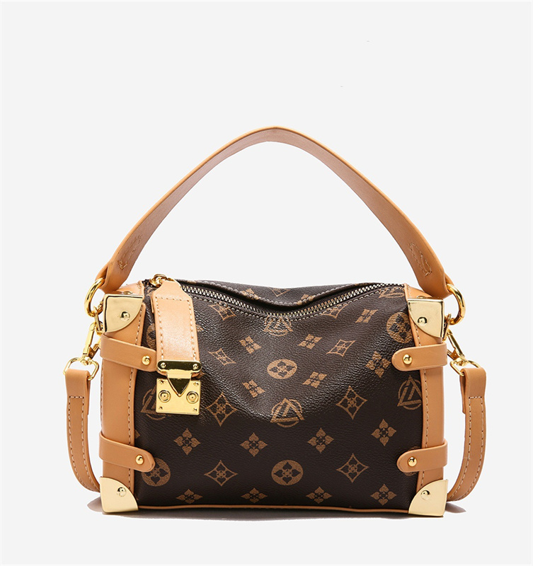 Free shipping designer bag for women 2025 new high-end European and American fashion box bag versatile temperament women's single shoulder crossb