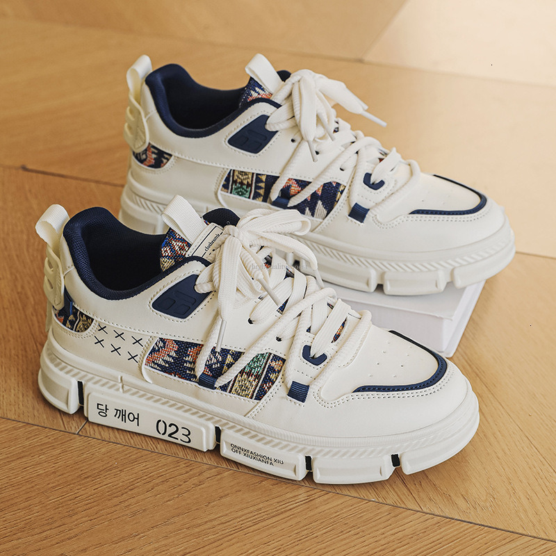 Summer Breathable Men s Shoes 25 New Trend Fashion Designer Men s Sports And Leisure White Shoes Lightweight Thick Soled Non Slip Board Shoes Outdoor 