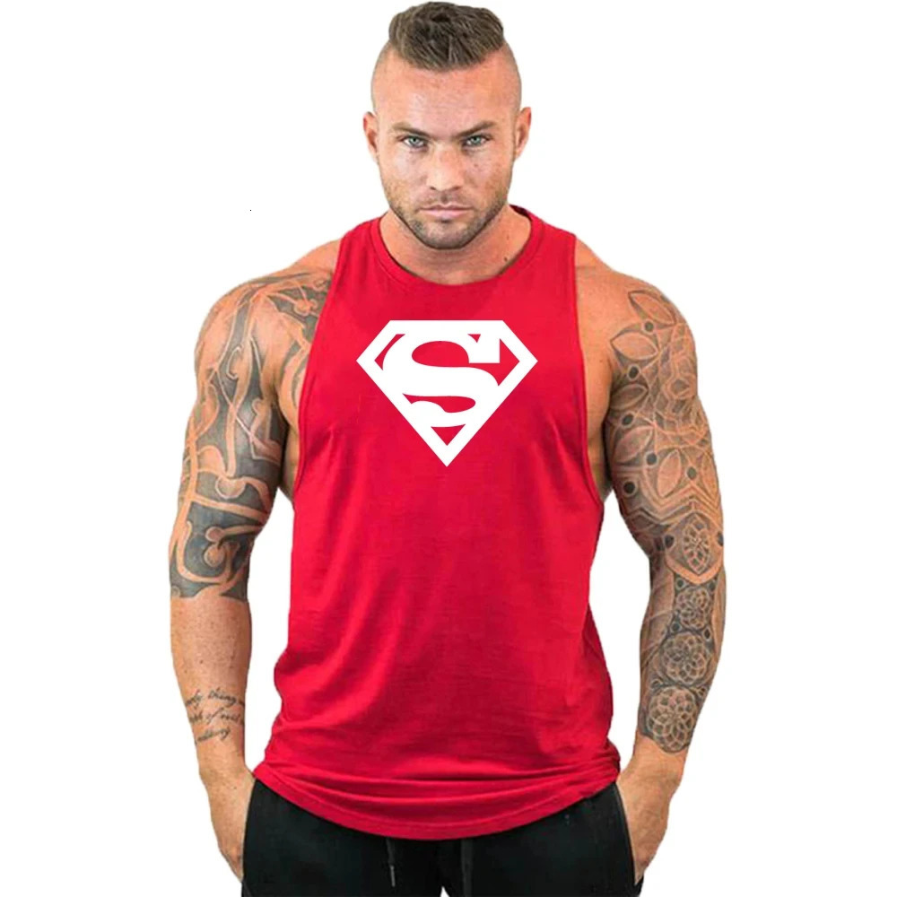 Mens Clothing Bodybuilding and Fitness Stringer Singlets Tank Top Vest Sleeveless Sweatshirt Workout Shirt Undershirt Gym Gyms 250609