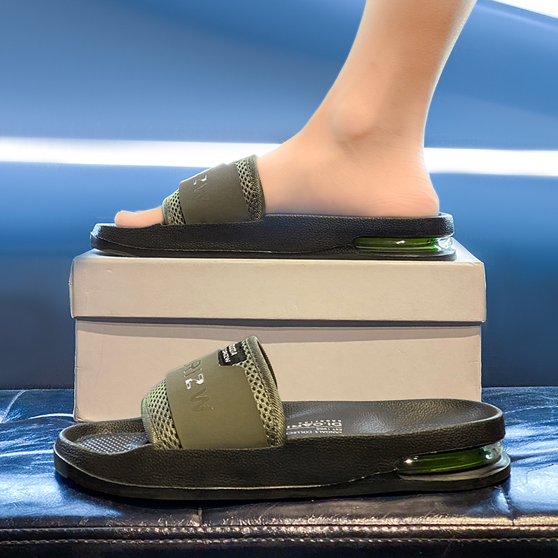 Free Shipping designer slides Air cushion travel cool slippers for home indoor comfortable outdoor wear plus size 40-47