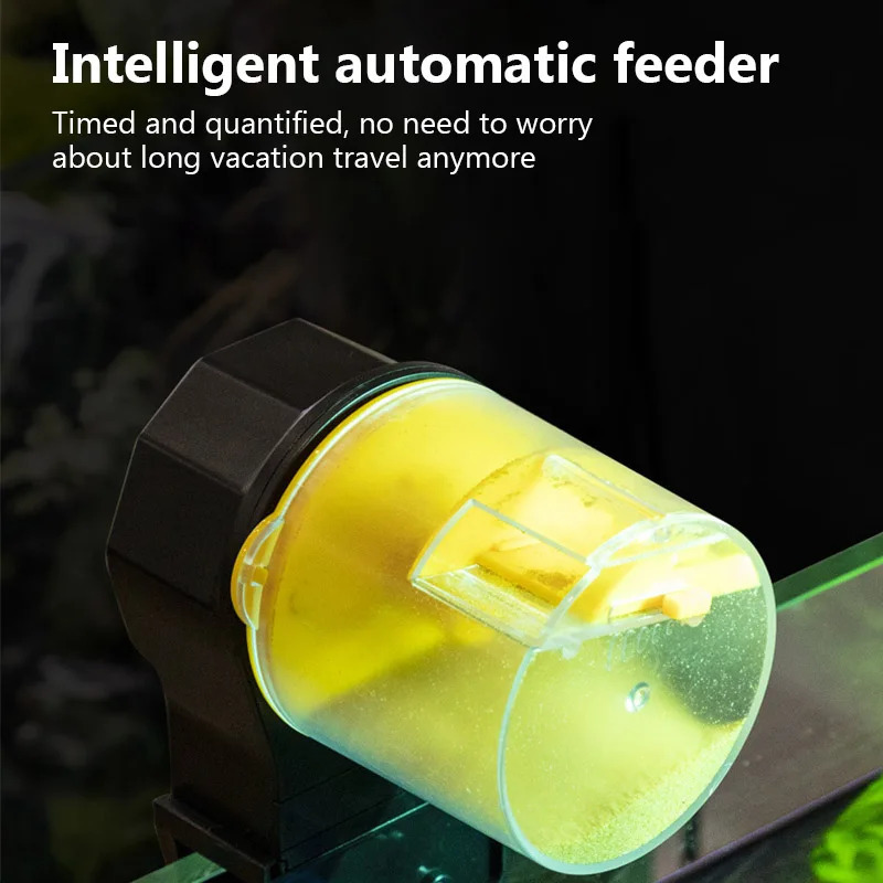 Automatic Fish Tank Feeder Intelligent Timing Automatic Feeder Aquarium Goldfish Feeder Large Capacity Goldfish Aquarium Feeder 250624ww