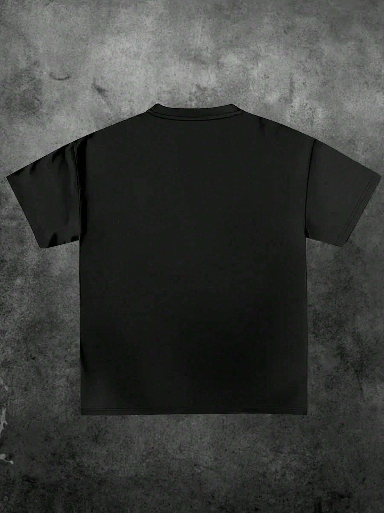 Lauryn Band Hill Lauryn Band ,Casual Print,Comfortable And Versatile,Letter Pattern Pure Cotton 220g Printed T-Shirt