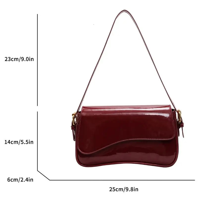 Womens Outfits Plain Color Saddle Everyday Shoulder Bag Crossbody Elegant Magnetic Closure Flap for Daily 250614