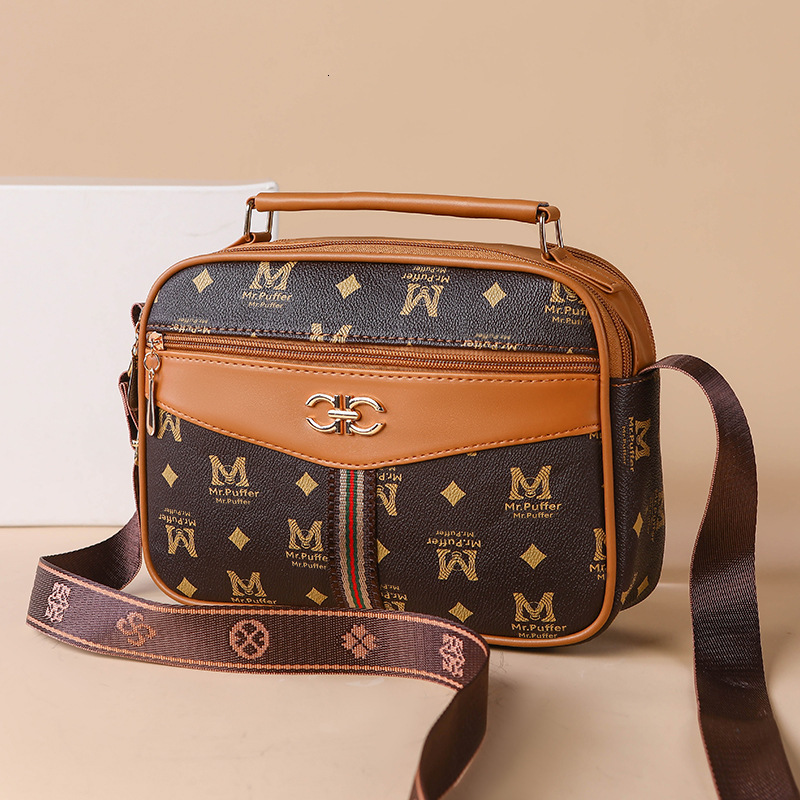 Free Shipping 2025 New Designer Bag Casual High-quality Shopping Bag Large Capacity Handbag Women's Multi-layer Single Shoulder Handbag