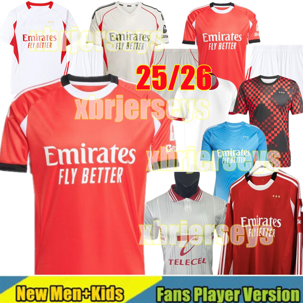 25/26 BeNfIcAS Soccer Jerseys AKTURKOGLU Di Maria 4XL 2025 player Special Edition KOKCU shirts kids kit AMDOUNI AURSNES BARREIRO FLORENTINO BESTE football uniforms
