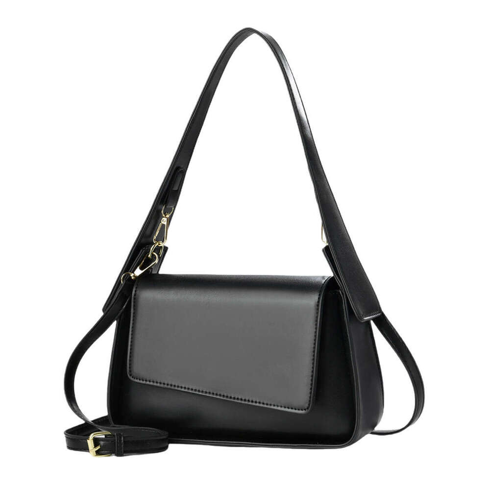 Elegant Texture Solid Color Shoulder 2025 New Casual Fashion Women's Versatile Commuter Crossbody Bag