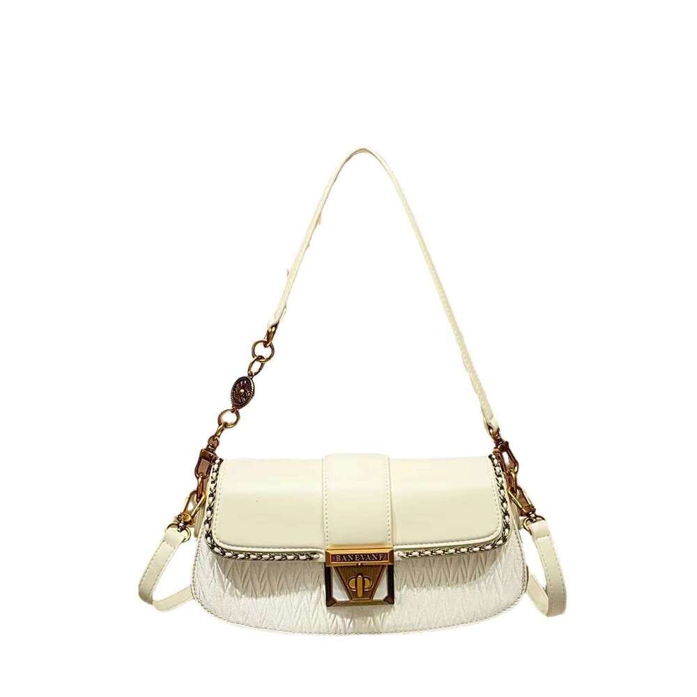 2024 Princess KB Bani New High-End Genuine Leather Lock Underarm for Women Fashion Versatile Shoulder Crossbody Bag