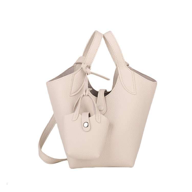 Korean Style Fashion Bucket for Women 2025 New Trend Textured Shoulder Lightweight Commuter Crossbody Bag