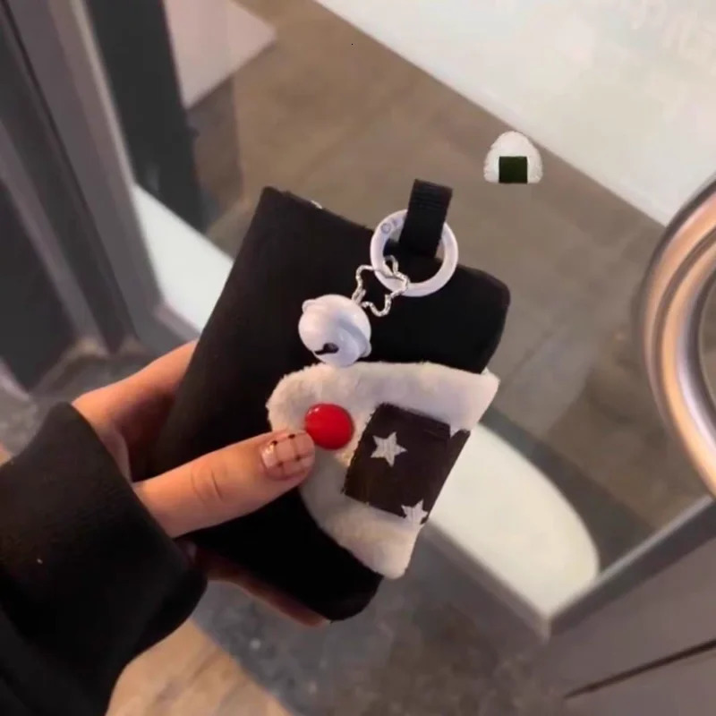 Cute Portable Rice Ball Coin Purse Practical Ins Cartoon Wallet Id Bag Student Integrated Folding Storage Bag 250614