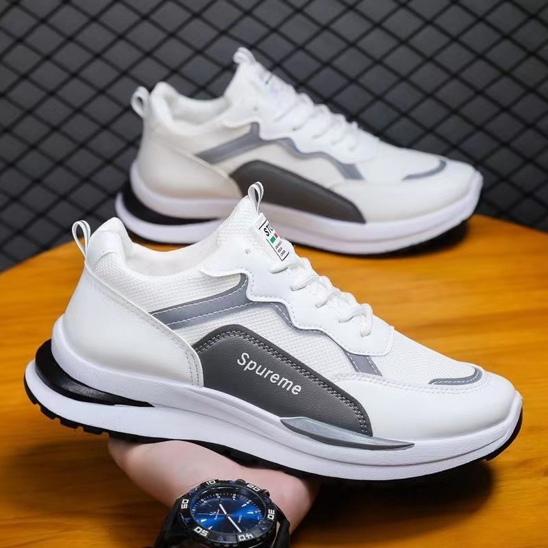 Breathable Dad Sneakers For Men Spring Summer Korean Fashion Casual Designer Shoes Sports Shoes Soft Sole Lightweight Mesh Free Delivery Of Sneakers T
