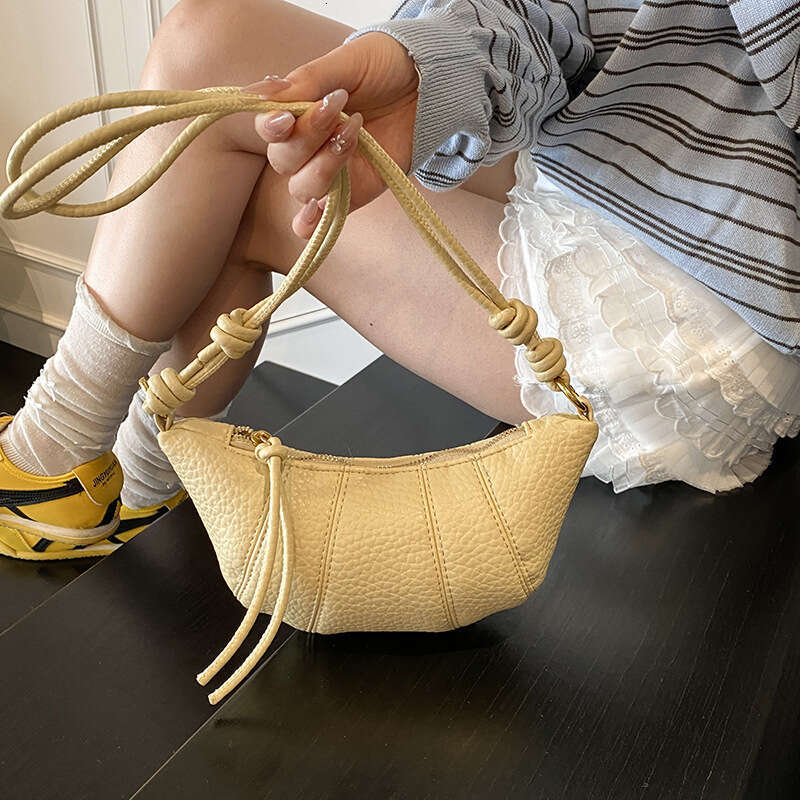 for Women 2025 New Korean Style Lychee Texture Versatile Crossbody High-end Exquisite Mini Dumpling Bag