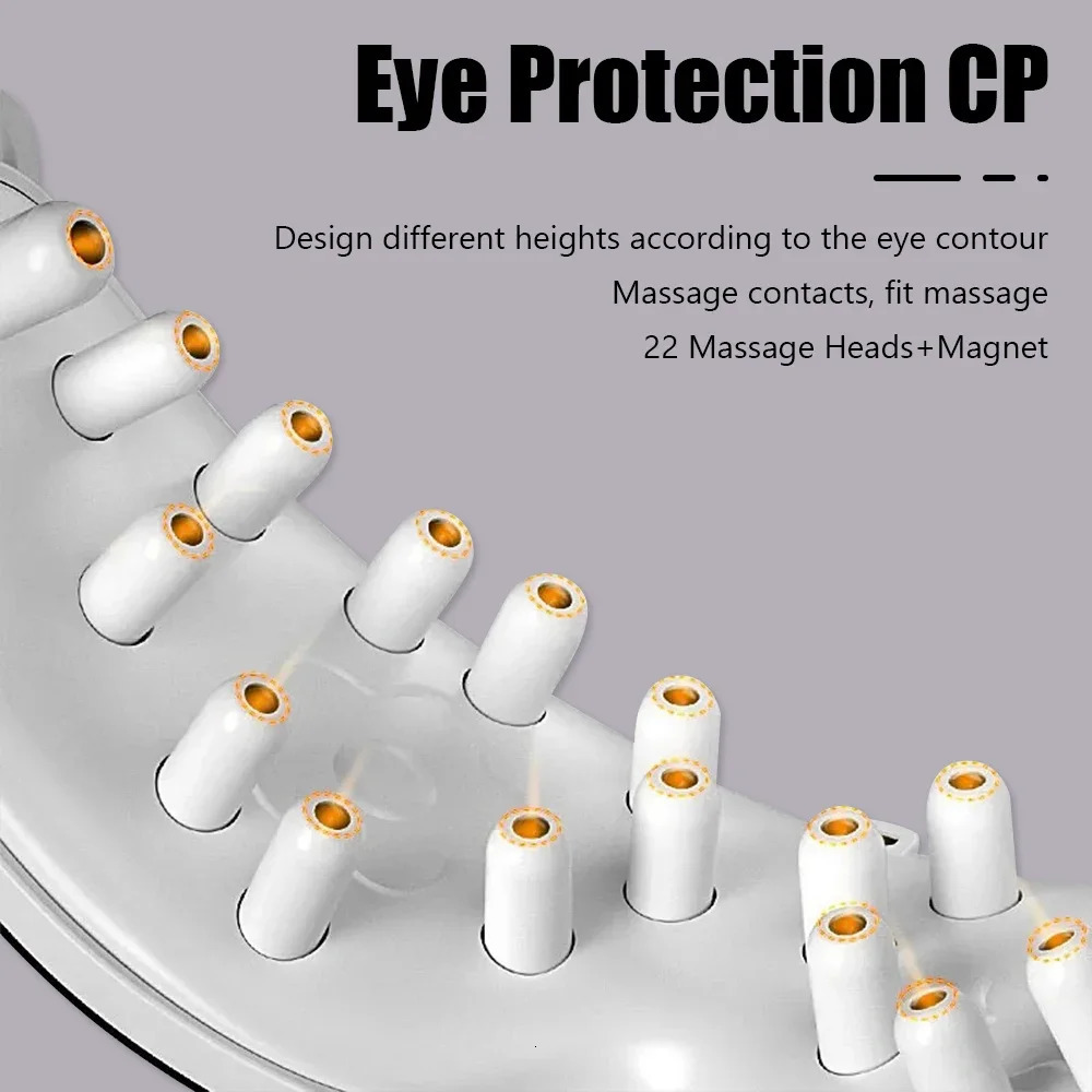 Electric Eye Magnetic Massager Mask Migraine Vision Improvement Forehead Vibration Glasses Eyes Massager Wireless Health Care 250612