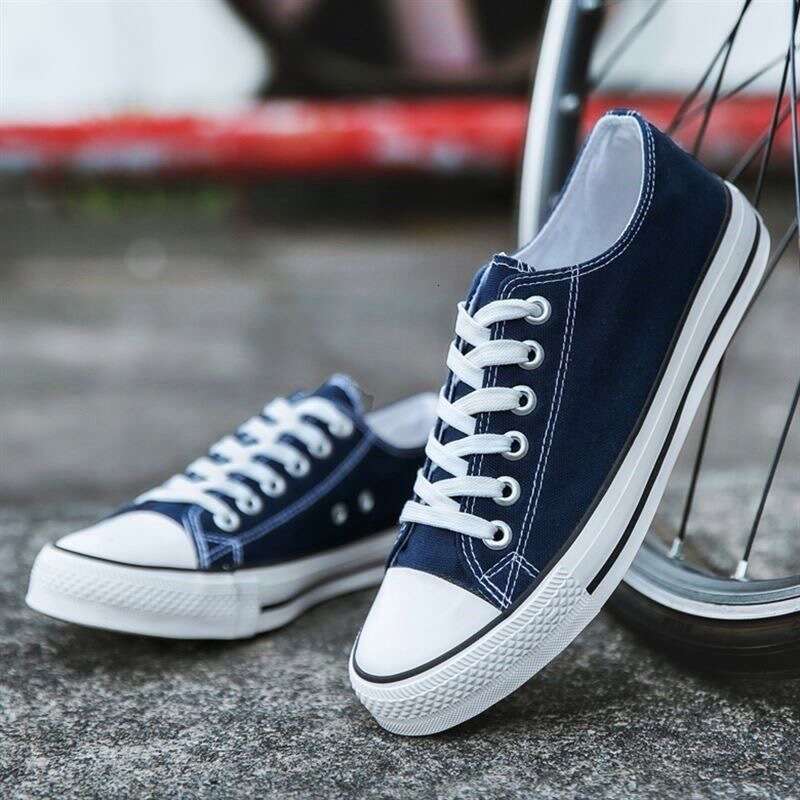 New Canvas for NEW Men Trendy Casual Couple Men's Shoes Korean Style Lace-up Low-top Sneakers Student