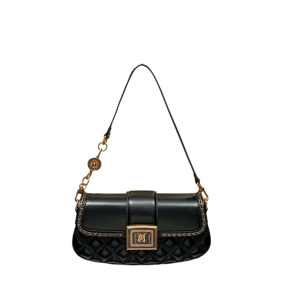 Bani Princess KB 2024 New High-End Genuine Leather Quilted Underarm for Women Fashion Versatile Shoulder Crossbody Bag