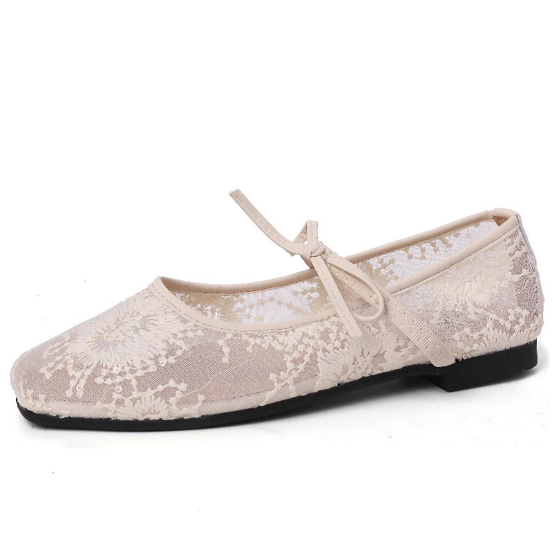 Breathable Women Mary Jane Flats Shoes Fashion Butterfly-knot Shoes Laides Soft Sole Comfort Street Style Shoes 250613