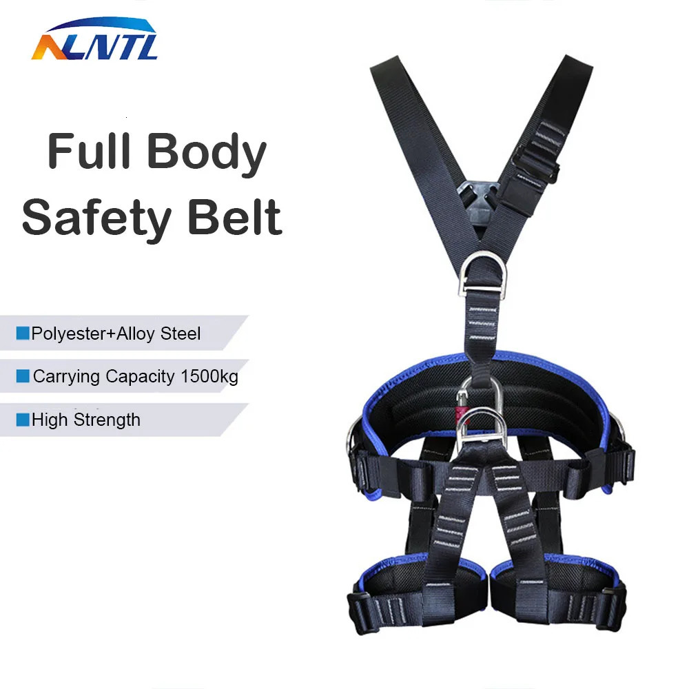 Five Point Work Safety Belt CE Highaltitude Full Rock Climbing Training Rescue Electrician Construction Equipment 250611