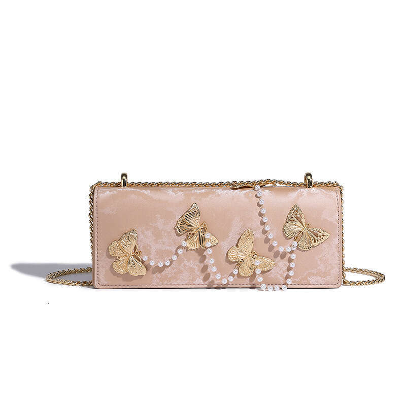 Design handbag Shoulder bag women's New Fashion Versatile Underarm High-End Sweet Chain Bag