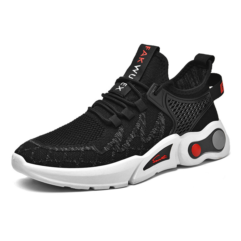 Spring Couple Shoes Foreign Trade Men's Shoes Flyknit Breathable Designer Shoes Low-top Trendy Shoes Women's Free Delivery Of Sneakers Runni