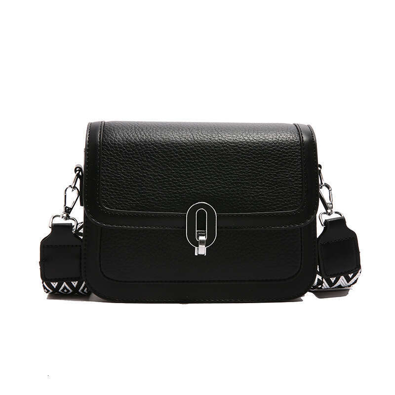 Women's 2025 New Fashion Color-Block Lock Small Square Niche Versatile Trendy Shoulder Crossbody Bag