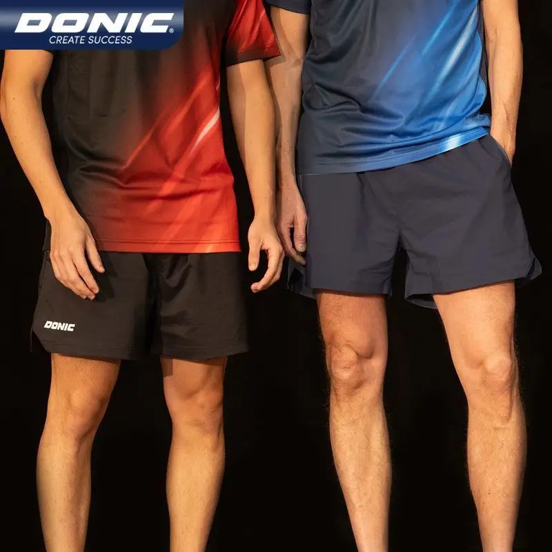 DONIC Competition Training Suit Table Tennis Shorts All Silk FourSided Elastic 250614