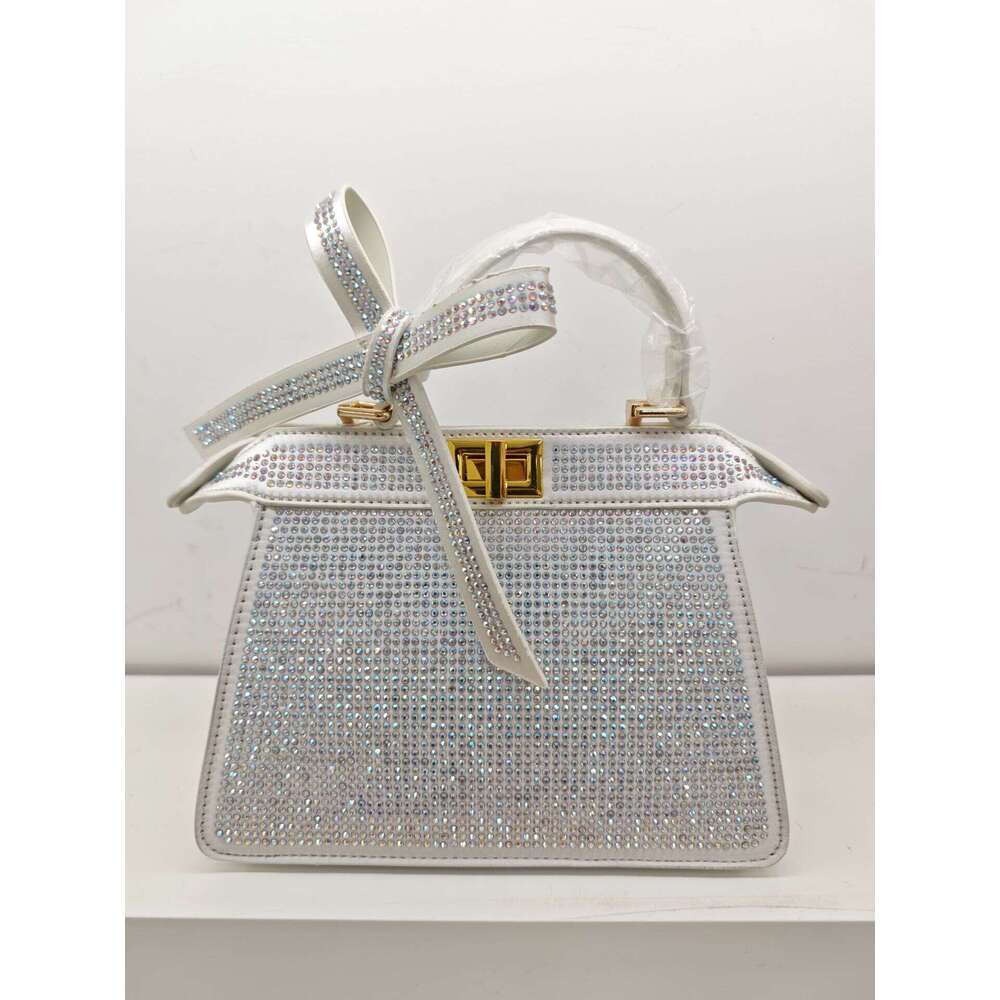 Style Diamond-Studded Handbag New Fashion Full Diamond Shoulder Crossbody Chain Women's Bag