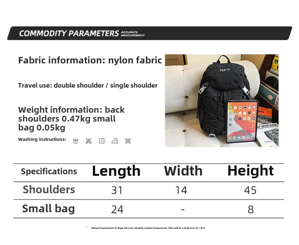 Arrival Lightweight Backpack for Men and Women Large Capacity Drawstring Hiking Bag Ideal for College Students 250609