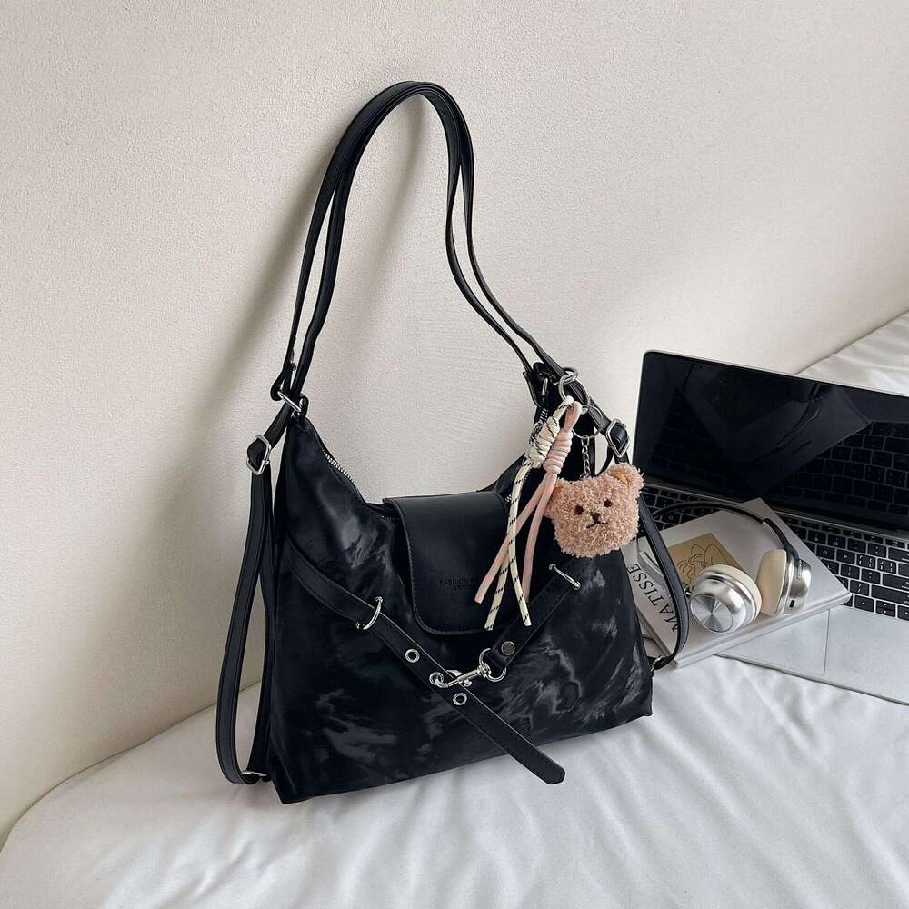 Large Capacity Backpack for Women 2025 New Fashion Commuter Korean Style Single Shoulder Tote Underarm Women's Bag