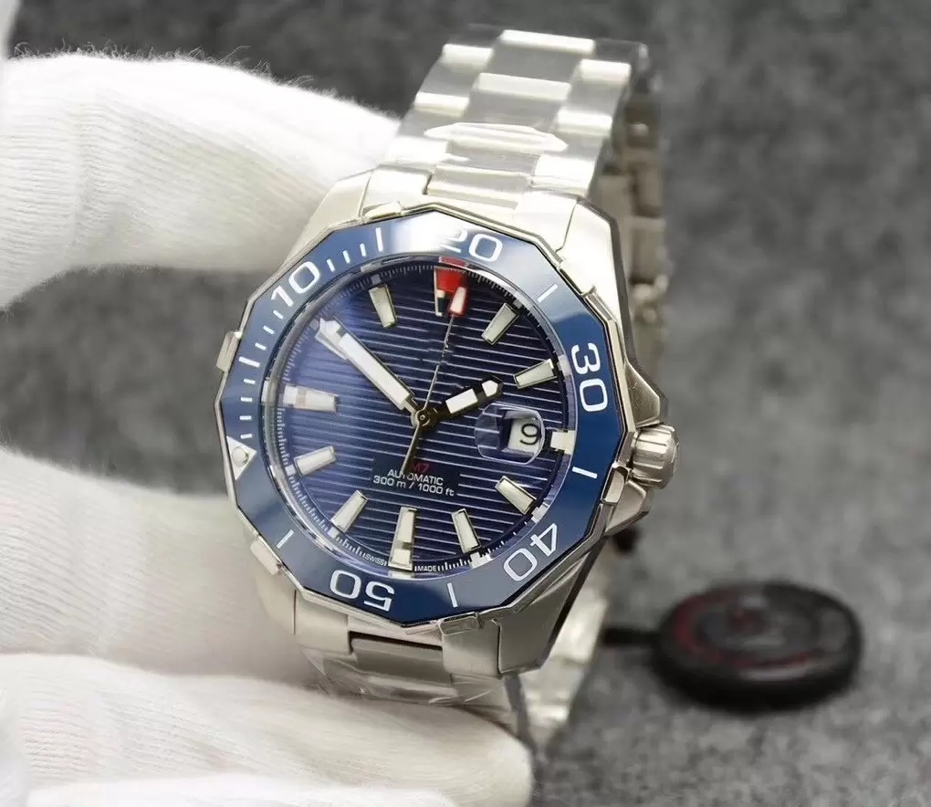Top AAA Luxury Watch Men's Mechanical Stainless Steel Automatic Movement Watches AQUARACERS Stainless Men Self-wind Sapphire Luminous Wristwatches Montre de luxe