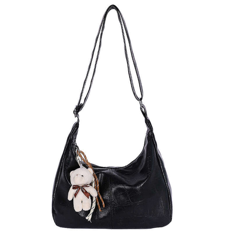 Large Capacity for Women 2025 New Summer Versatile Casual Crossbody Ins Korean Style Soft Leather Commuter Dumpling Bag