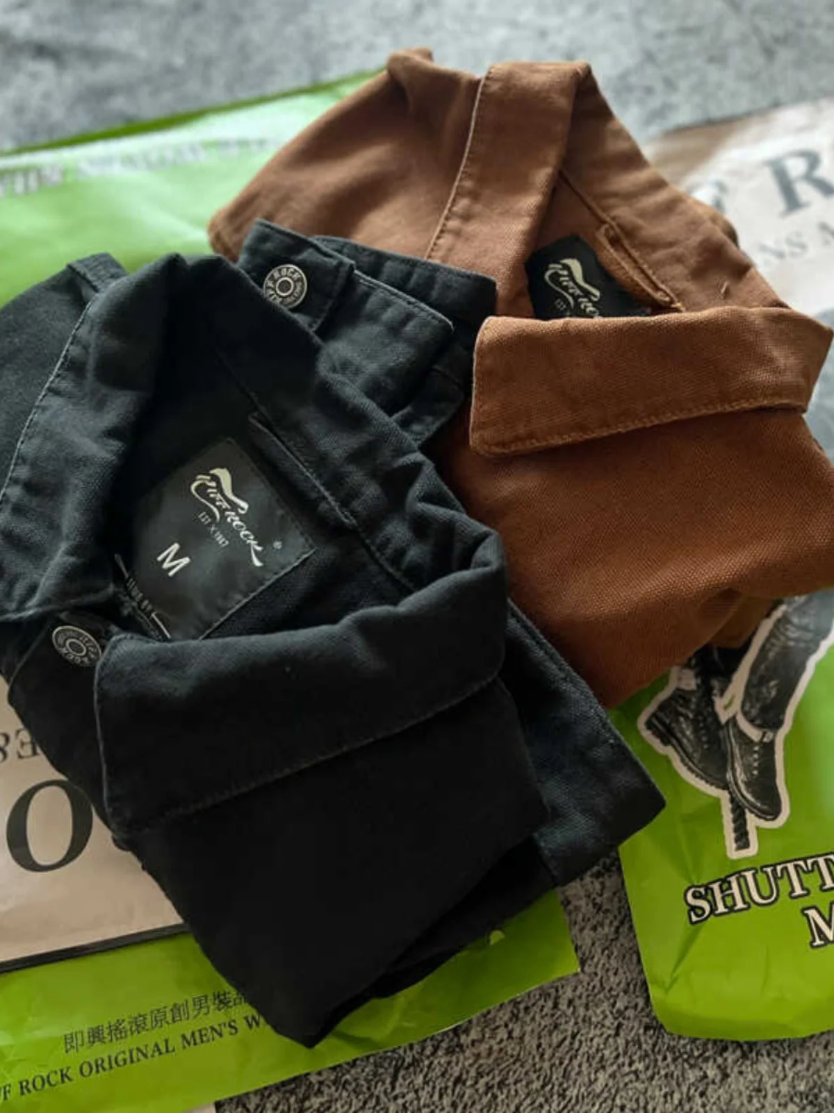 Tough Men American Retro Farm Style Amekaji Multi Pockets Workwear Heavyweight 15OZ 100% Cotton Denim Jackets for Autumn Winter 250614