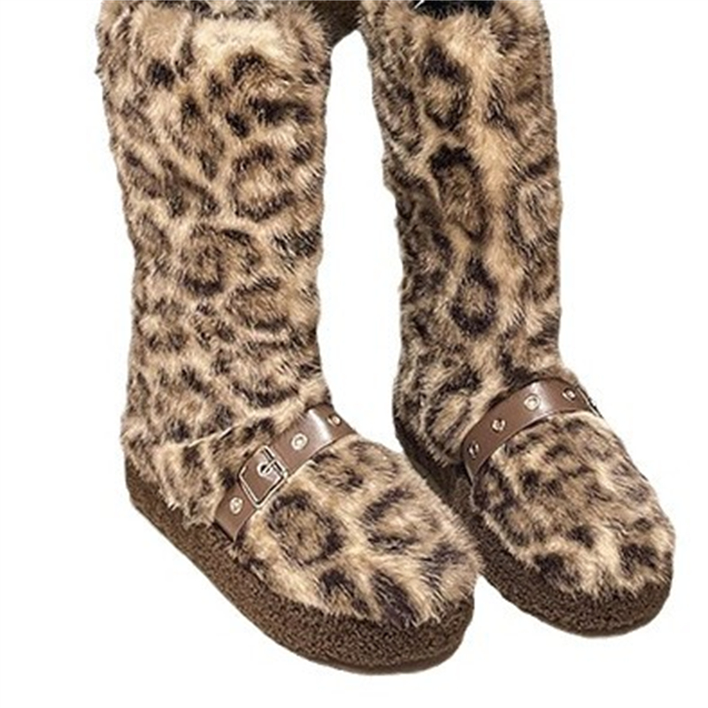 hot Free shipping designer Boots for woman cotton shoes winter keep warm Fashion Boots vintage casual brown Half snow boots