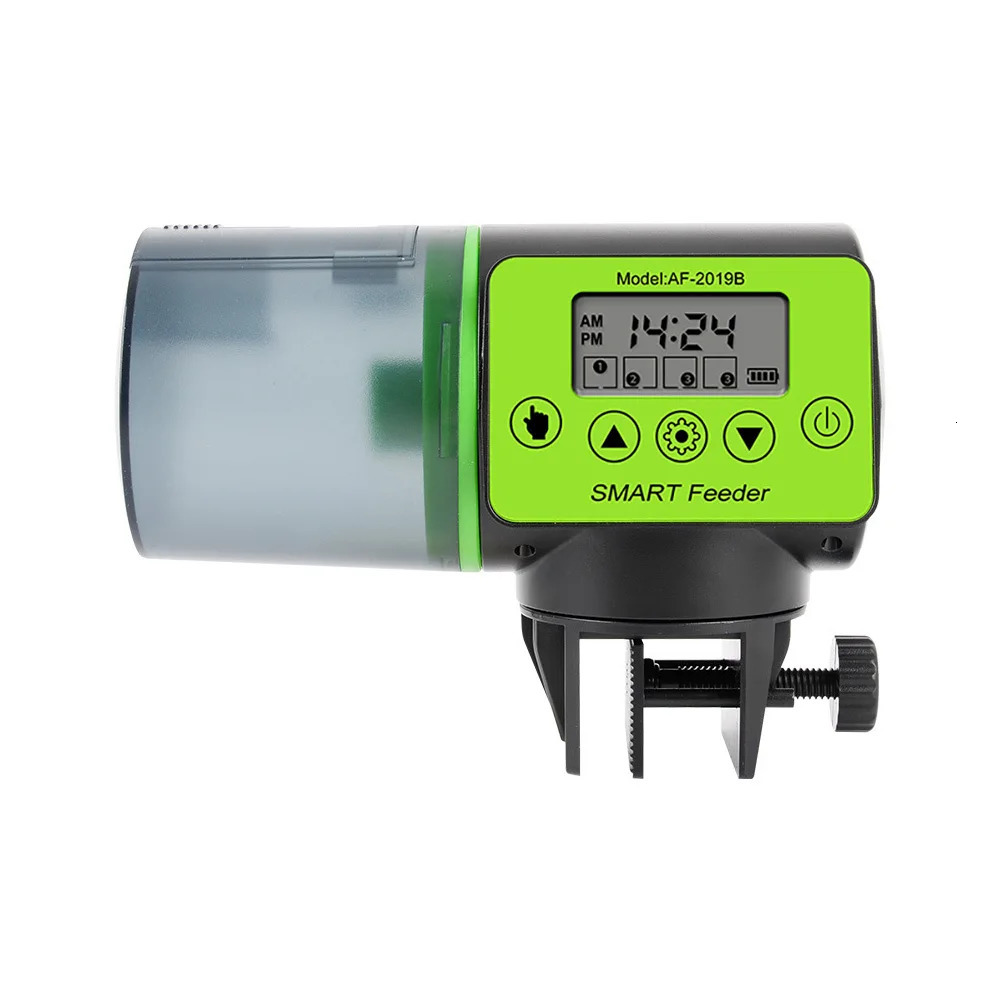 Automatic Fish Feeder Digital Fish Tank Aquarium Food Dispenser Plastic Intelligent Timing Electric Fish Feeding Tool For Turtle 250613
