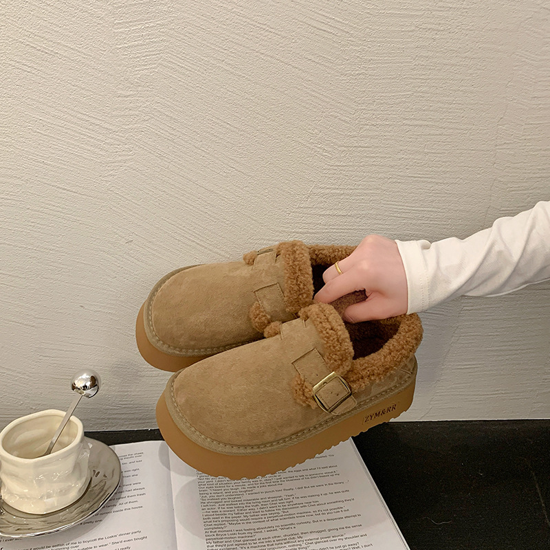 hot Free shipping designer Boots for woman cotton shoes winter keep warm plush Fashion Boots classic platform brown snow boots