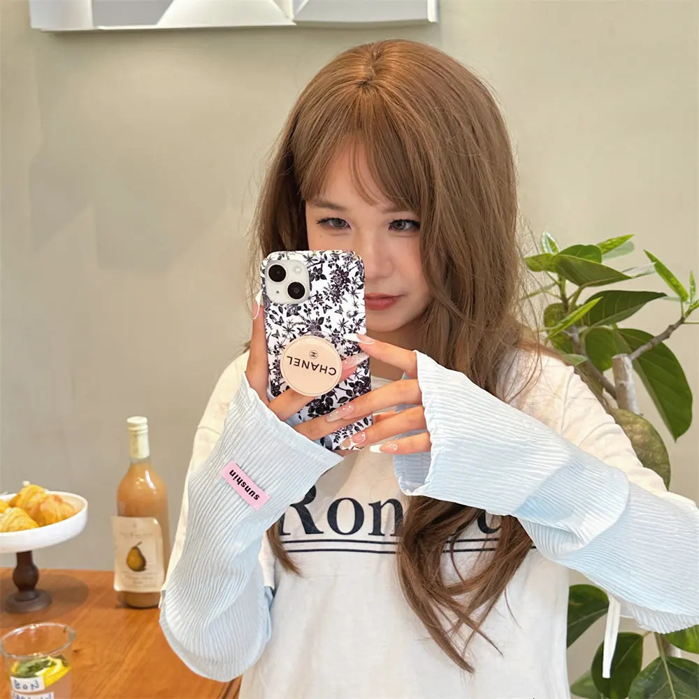 Fashionable Summer Girl Ice Silk Sleeves Loose Thin Ice Sleeves Sun Protection Hand Sleeve UV Protection Gloves 250610