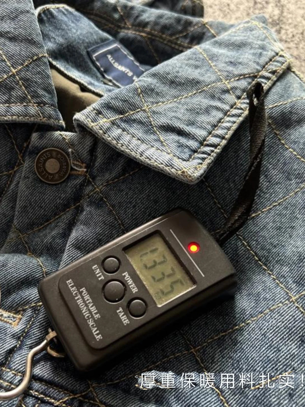 American Retro Super Heavyweight Warm Diamond Grid Thick Denim Jacket Autumn Winter Wind Resistant Cotton Padded Coats for Men 250614