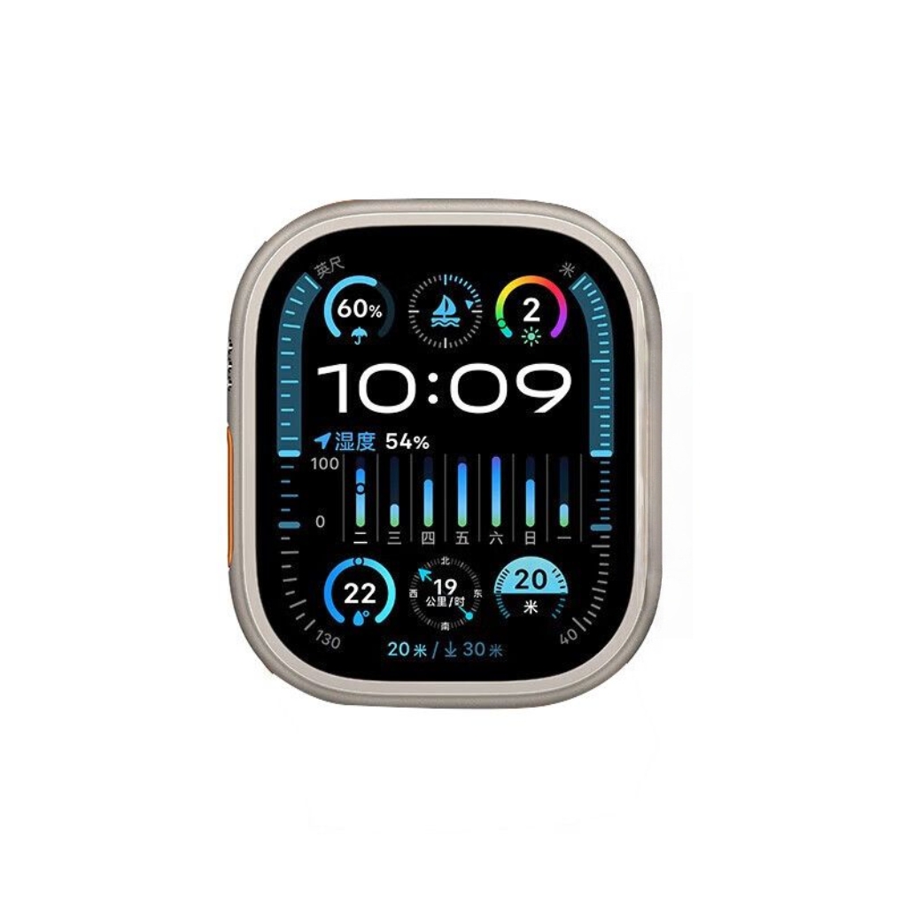 New Watch Ultra2 Smart Watch, Bluetooth Sports Heart Rate Monitor, 49mm, Extra Large Dial free shipping