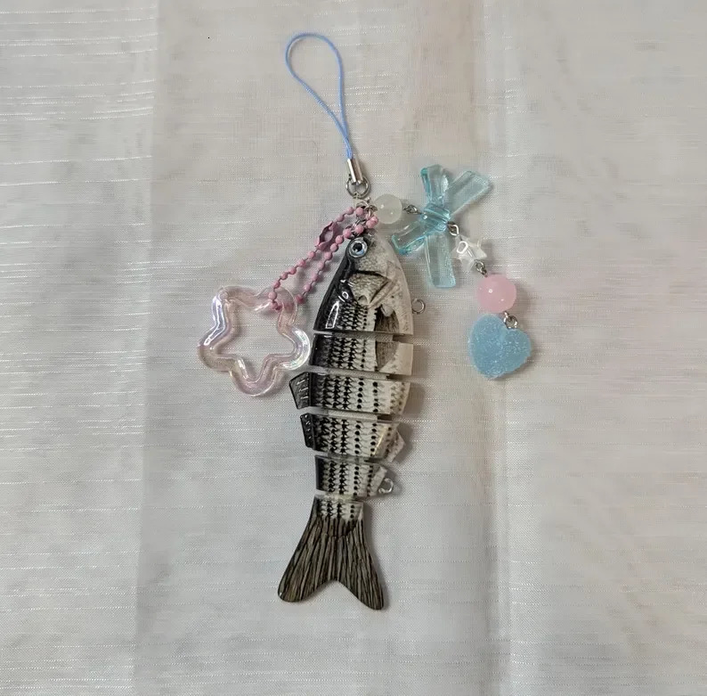 Handmade fish keychains lovely jewelry 250606