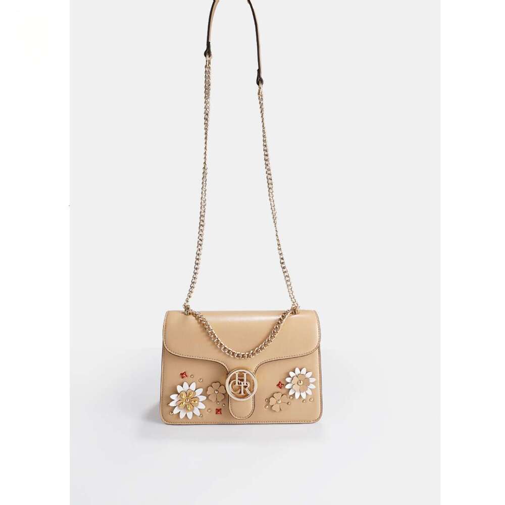 Women's Bags Shoulder bag Crossbody bag Floral Pattern Chain Fashion Embroidered Small Square New Large Capacity Simple