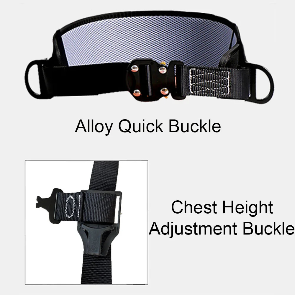 Fivepoint Aerial Work Safety Belt Full Outdoor Rock Climbing Training Electrician Antifall Protection Equipment 250611