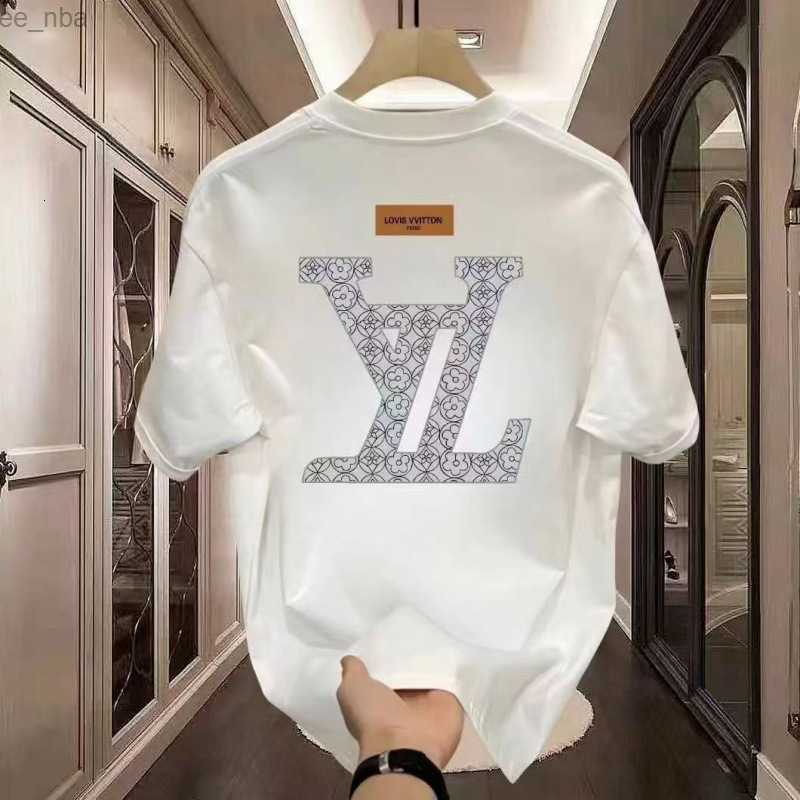 2025 new cotton print short sleeved summer designer mens T-shirt Korean version slim fit fashionable printable trendy T-shirt5