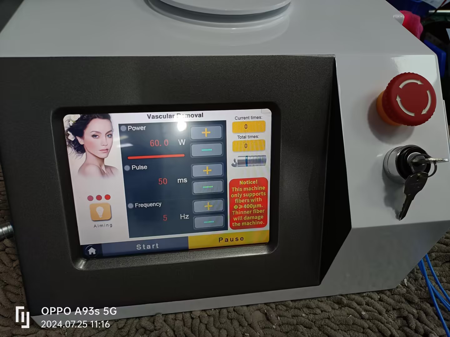 New Semiconductor Laser 6-In-1 980nm Laser For Removing Fat, Spider Nevi, Vascular Cleaning, Nail Fungus Beauty Machine