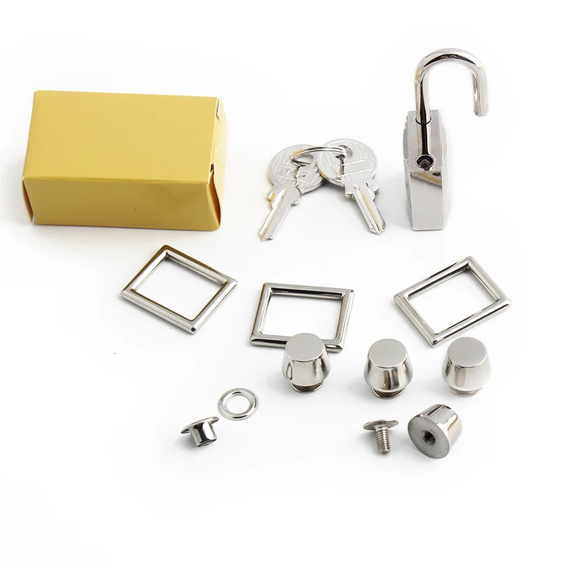 Stainless Steel Bag Lock Clasp Metal Buckles For Women Handbags Purse Twist Closure DIY Hardware Accessories 250616