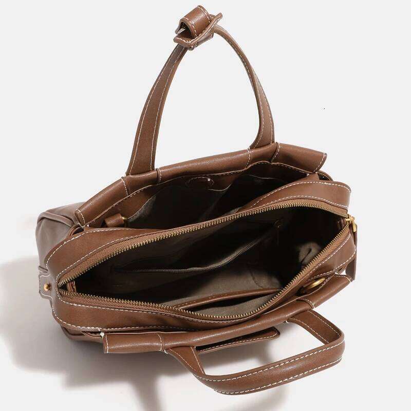 Women's Bags Designer England Style Pillow Bags For Women Designer Handbag Purses New In PU Vintage Button Top Handle Multi-Layer Shoulder