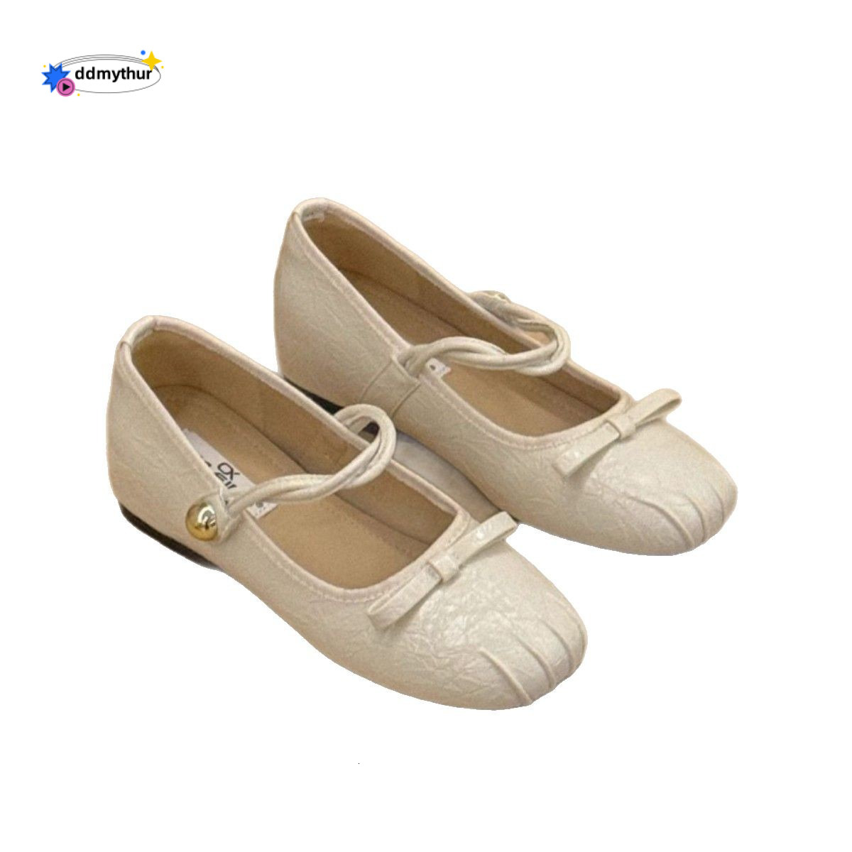 Women's Hidden Heel 2025 New Spring French Style Mary Jane Soft Sole Commuter Small Leather Shoes Loafers ddmythur