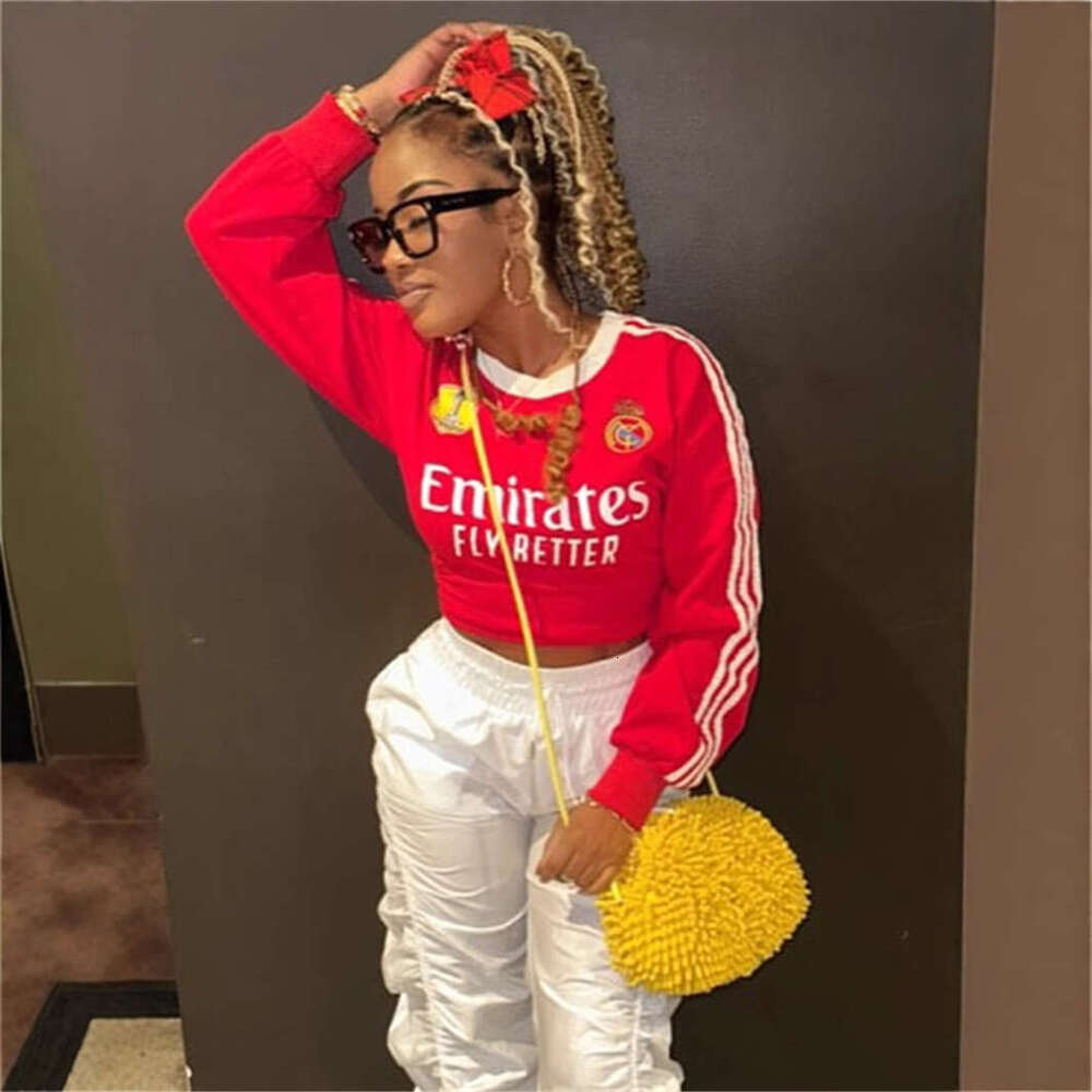 New Street Style Sports Fashion Printed Loose Casual Long Sleeve Crew Neck Sweatshirt B5 m8