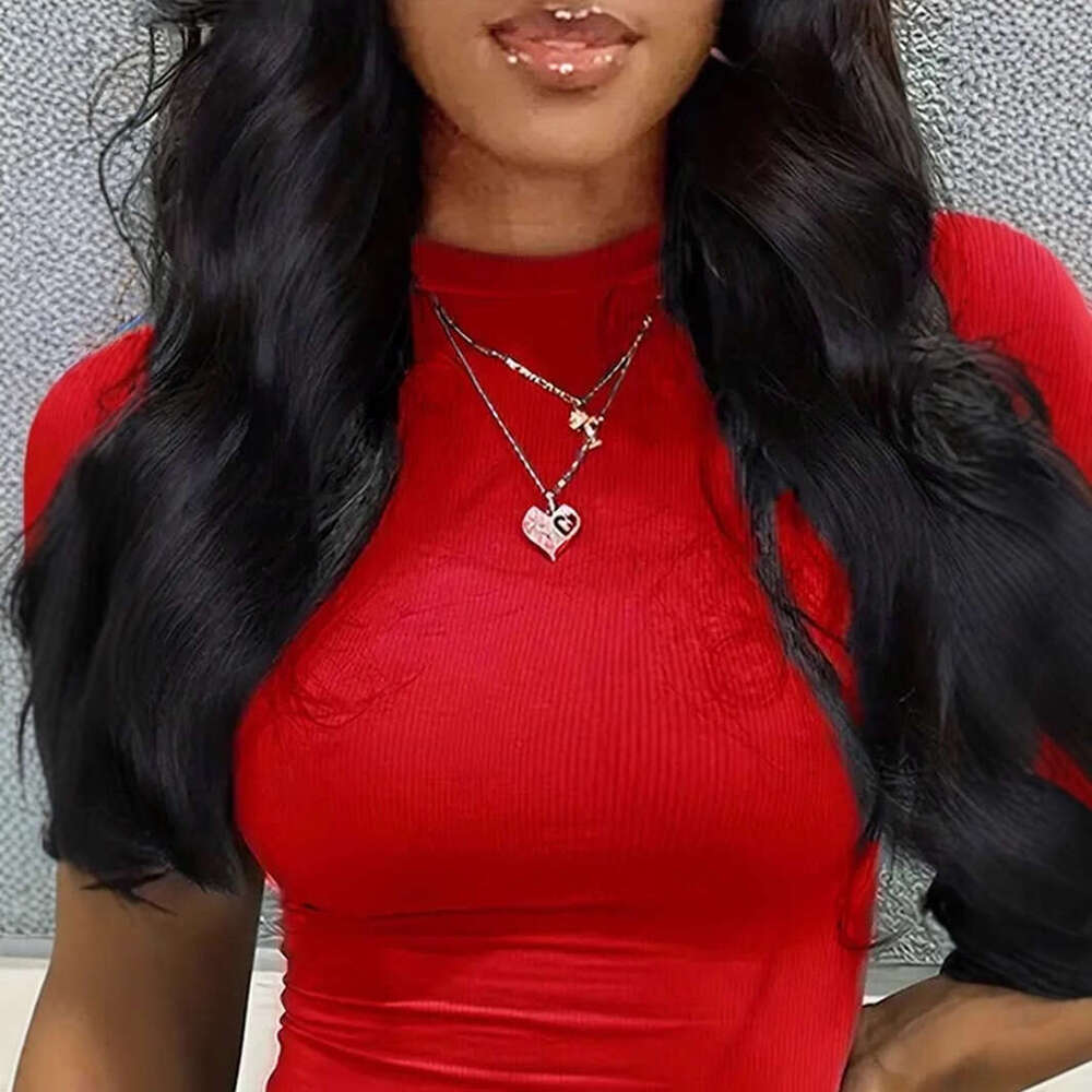 Summer New Street Style Hot Girl Fashion Personality Sexy Slim Fit Sports Shorts Set B5