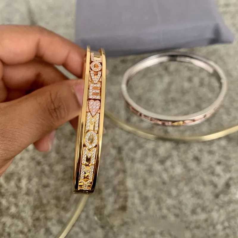 17CM CZ stones DIY for Women and Men Personality Slider Bangle Roman Numeral Women Bangle Sliding Z250616