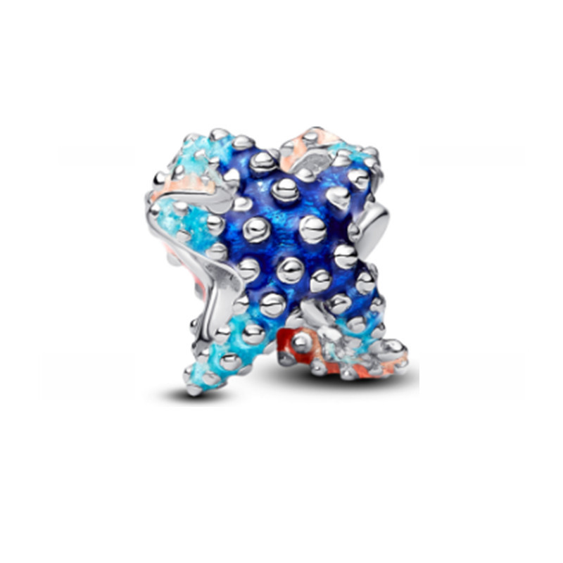 Fashion Women Girls White Copper Personality DIY Ocean Loose Beads Jewelry Accessory For Making Bracelets