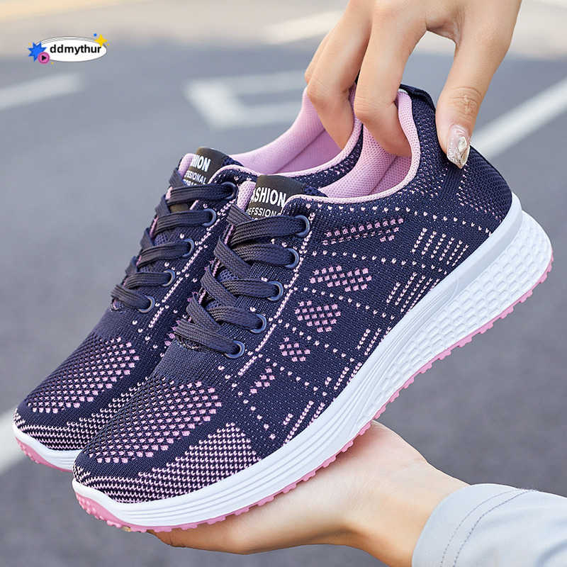Women's 2025 Summer New Soft Sole Breathable Casual Shoes Trendy Sneakers for Women ddmythur